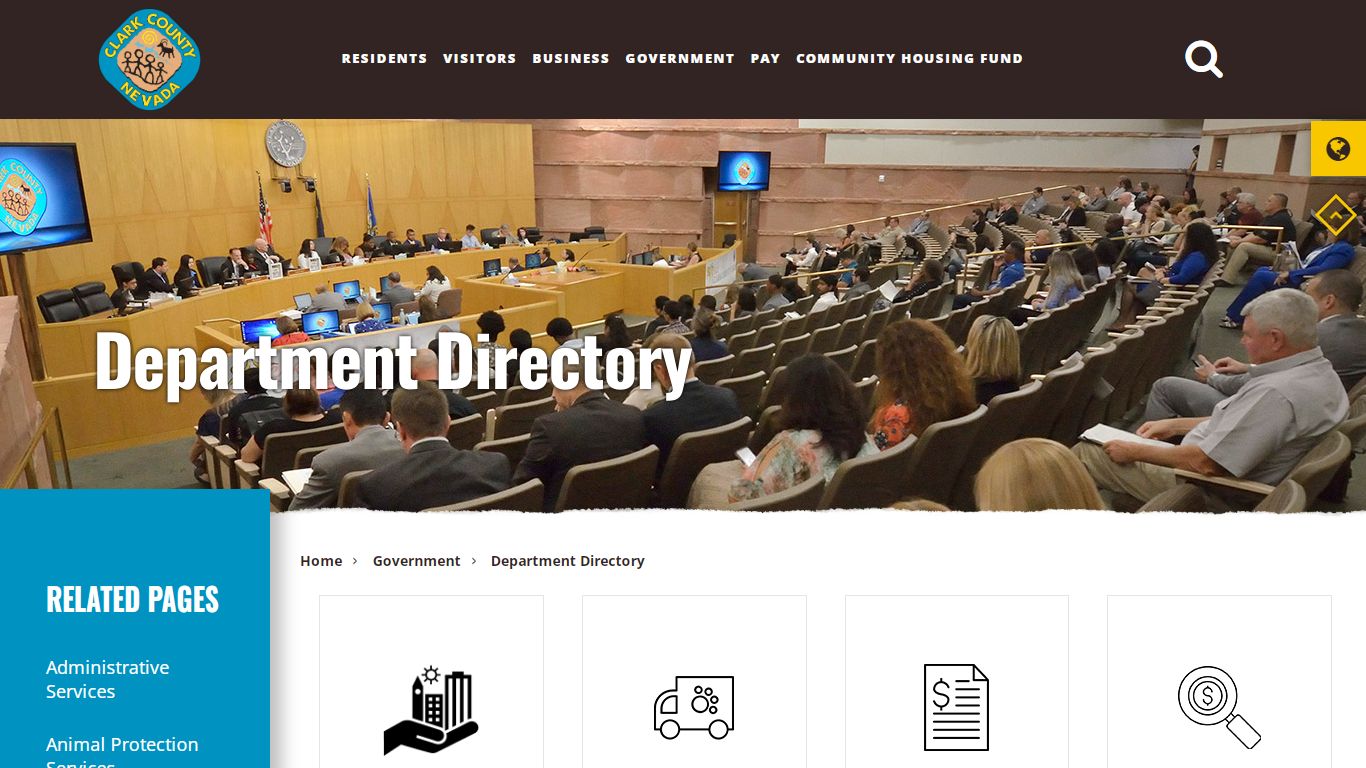 Clark County Department Directory | Official Site